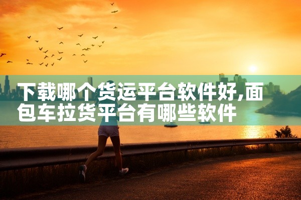 下载哪个货运平台软件好