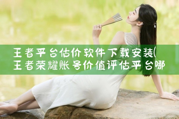 王者平台估价软件下载安装