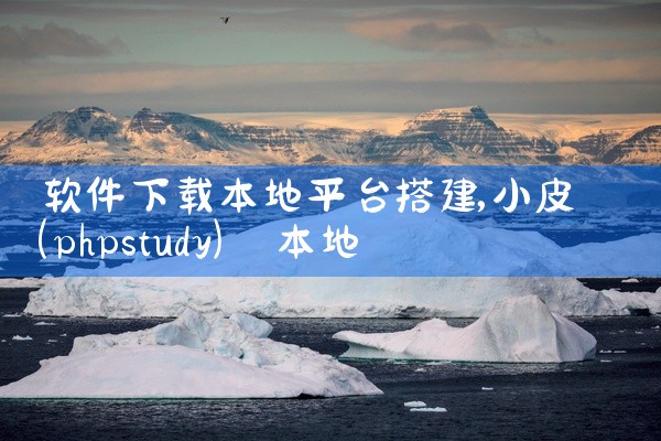 软件下载本地平台搭建