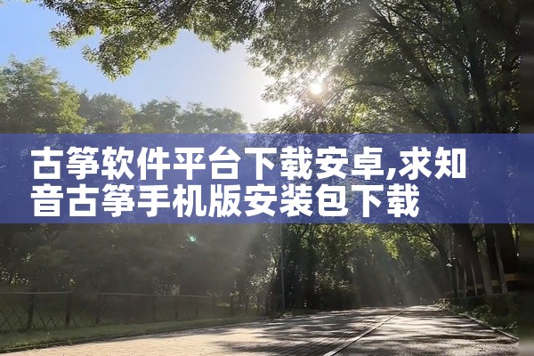 古筝软件平台下载安卓