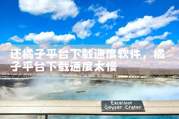 还橘子平台下载速度软件