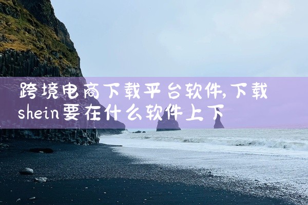 跨境电商下载平台软件